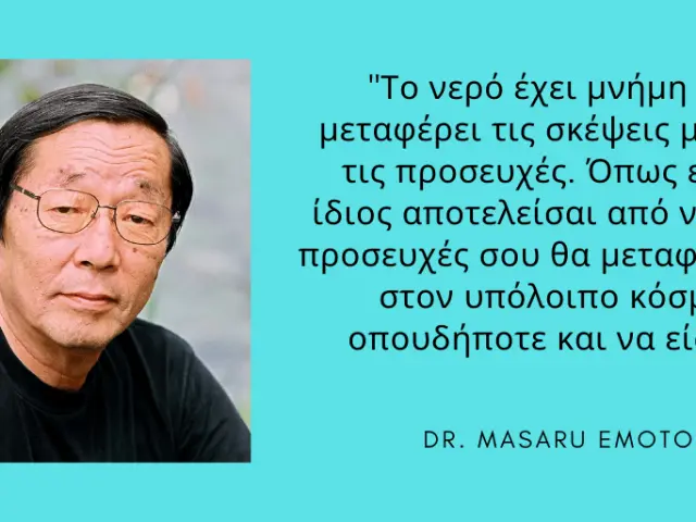Το πείραμα του νερού του Dr Masaru Emoto