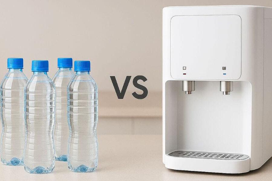 emfialomeno-vs-psiktis-hero Σύγκριση εμφιαλωμένου νερού και ψύκτη νερού - οικονομία και πρακτικότητα