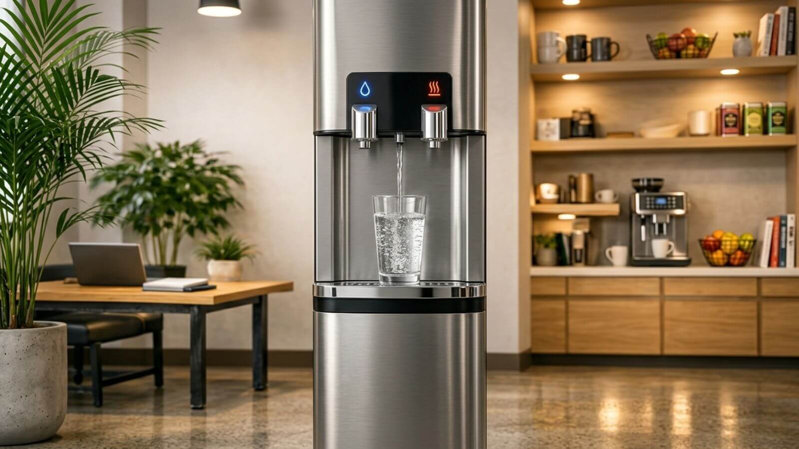 Ανοξείδωτος ψυκτης νερου δικτυου με φιλτρα