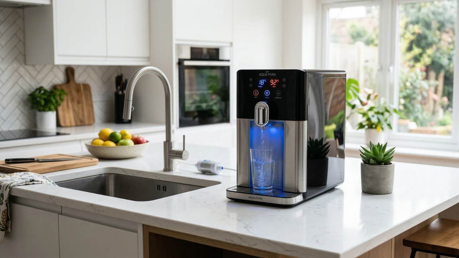 ψυκτης νερου παγκου με φιλτρο