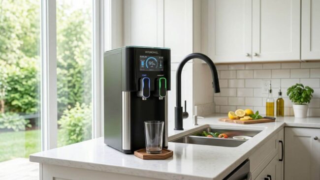 oasis-water-cooler-1 oasis ψύκτης νερού σε μοντέρνο πάγκου κουζίνας