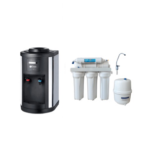 Ανοξείδωτος Ψύκτης Νερού Πάγκου Δικτύου με Φίλτρο Αντίστροφης Όσμωσης | Oasis IDS-DRO