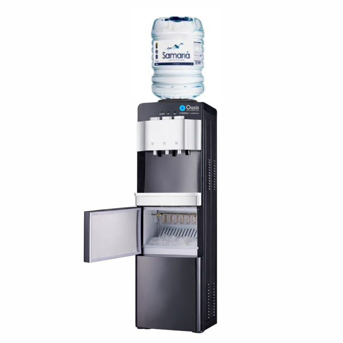 Ψύκτης Νερού με Παγομηχανή Φιάλης για Παγάκια 15κ | Oasis 308ICE