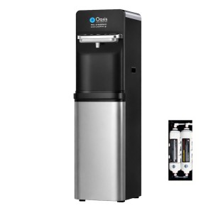 Ψύκτης Νερού Δικτύου με Φίλτρα Ασημένιος & Αφής | Oasis Touch Silver 47TL-D