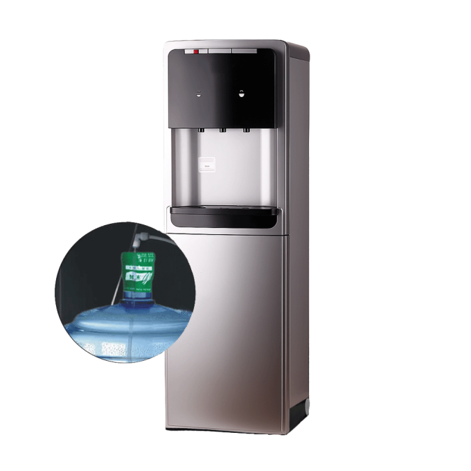 Bottom Load  Bottle Water Cooler - Silver Style | Oasis Group-21