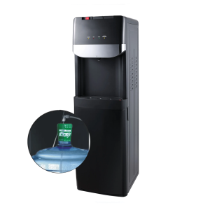 Bottom Load Stainless Steel Bottle Water Cooler - Black Style | Oasis Group 13
