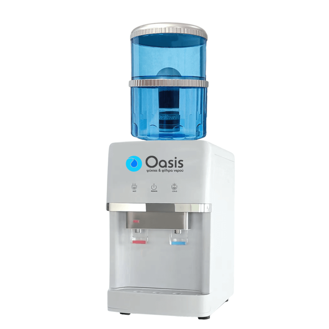 Countertop Water Cooler for Tap Water with Filter | Oasis Desktop Luxe-W-FF