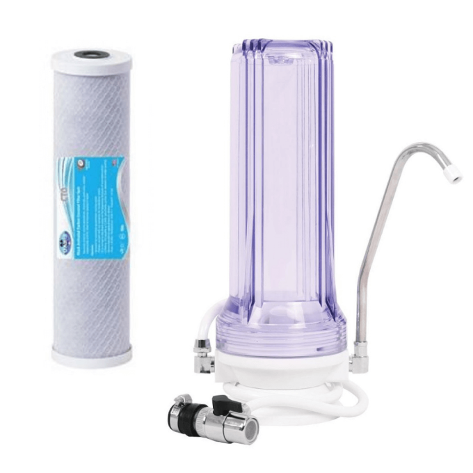 Single Countertop Tap Water Filter with Multiple Filter Options | Oasis F1-UP-T