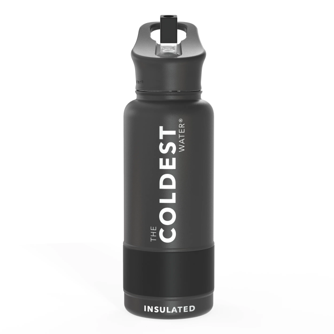 Ανοξείδωτο θερμός-μπουκάλι 946ml (32oz) με καλαμάκι | The Coldest Water 32oz