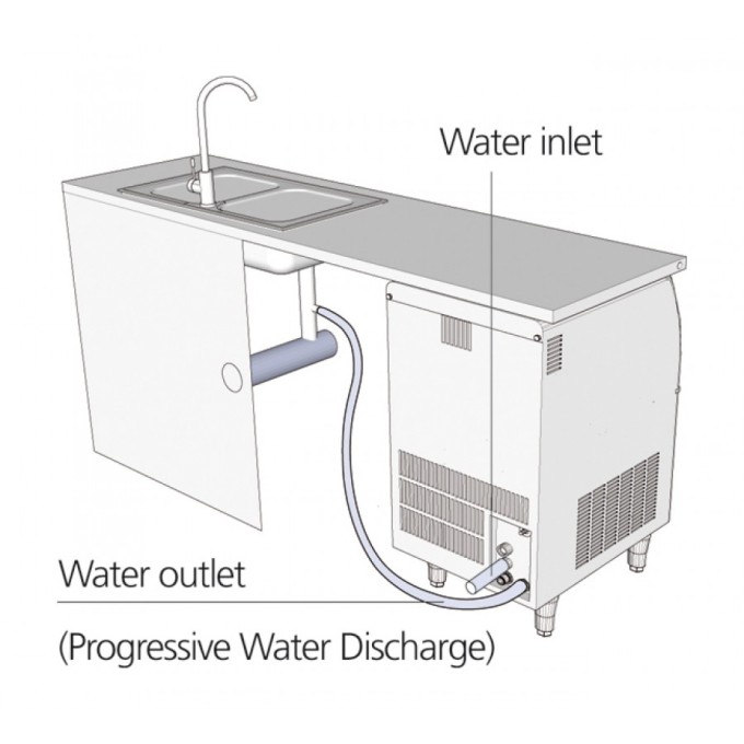 Scotsman Παγομηχανή με Λειτουργία Ψεκασμού και Ημερήσια Παραγωγή 25kg | Oasis AC-47