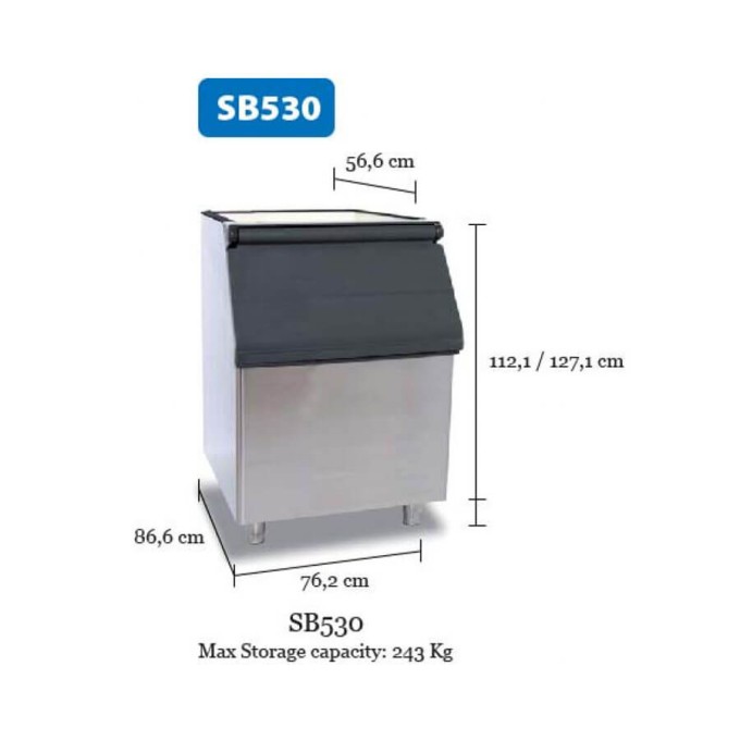 Scotsman Αποθήκη Πάγου SB 530 Χωρητικότητας 243kg | Oasis SB-530