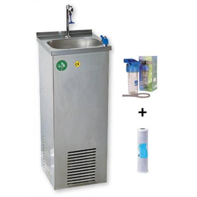 Ψύκτες νερού δικτύου κλασικοί με φίλτρο | Oasis - Γ700F Inox