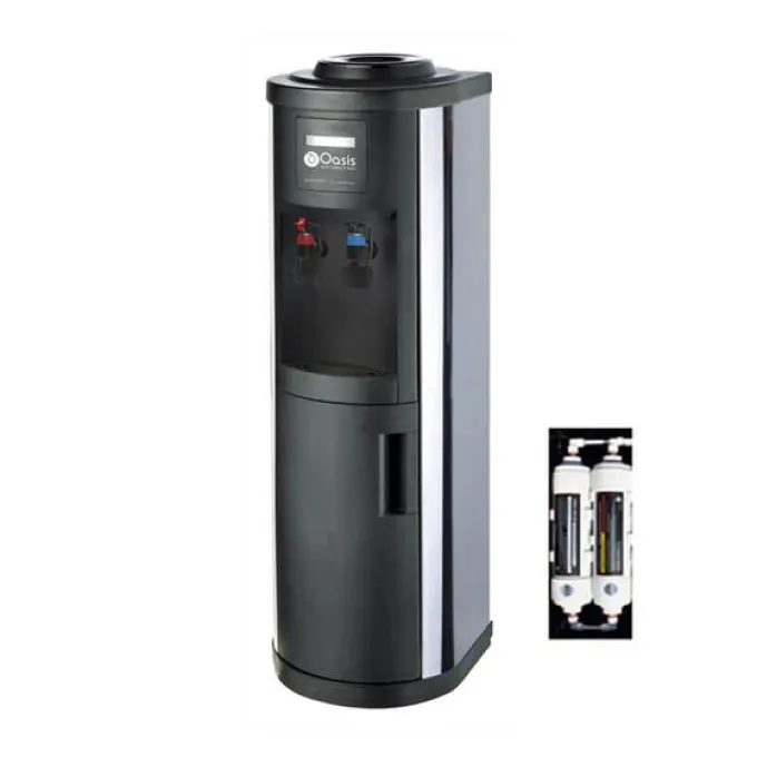 Inox Floor-Standing Bottleless Tap Water Dispenser with Filters | Oasis Inox ISS-D