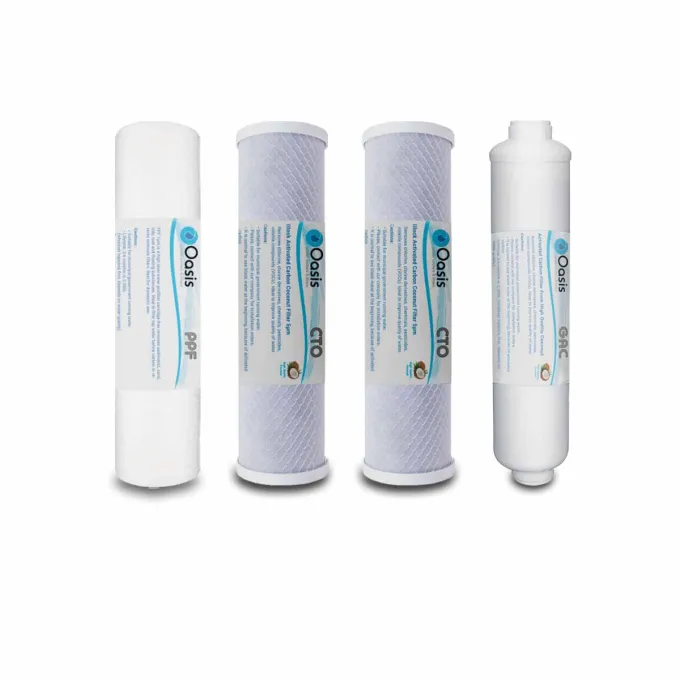 Spare Water Filters for 5 Stages Reverse Osmosis without membrane | Oasis F-RO5Y