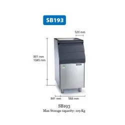 Scotsman Αποθήκη Πάγου SB 193 Χωρητικότητας 129kg | Oasis SB-193