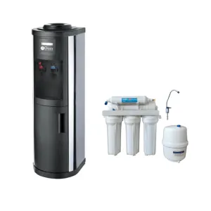 Ανοξείδωτος Ψύκτης Νερού Δικτύου με Φίλτρο Αντίστροφης Όσμωσης | Oasis Inox ISS-DRO