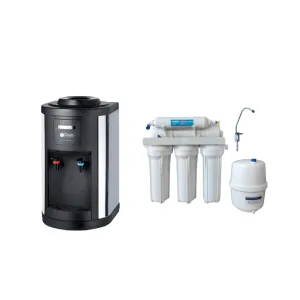 Ανοξείδωτος Ψύκτης Νερού Πάγκου Δικτύου με Φίλτρο Αντίστροφης Όσμωσης | Oasis IDS-DRO