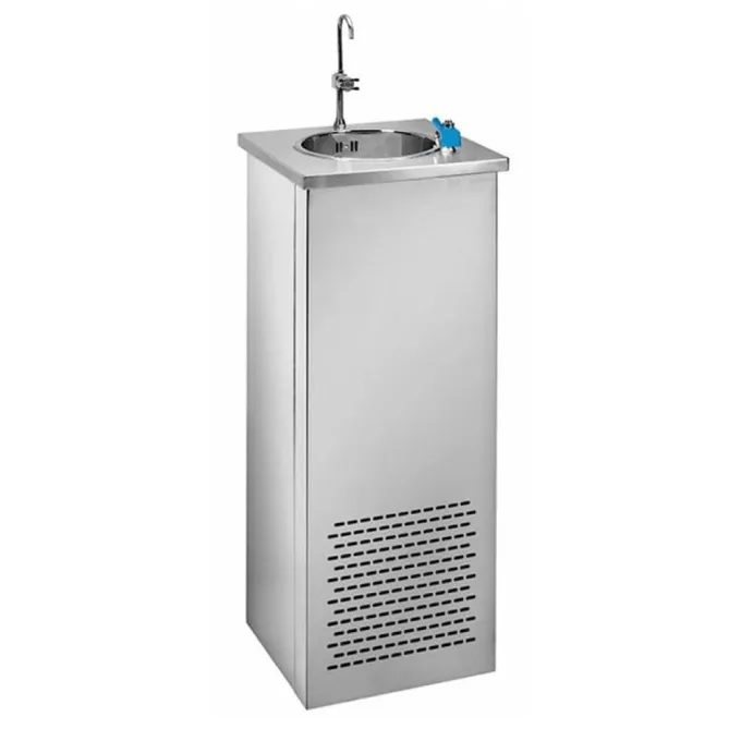 K-2 INOX Floor-Mounted Water Cooler with Trough