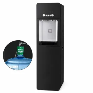 Water Cooler with Bottom Bottle Ice Maker for 15kg Ice Cubes | Oasis ICE-BL