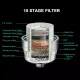 Chrome 15-stage Bathroom Water Filter with KDF & Free Spare Part | OASIS SFI-2