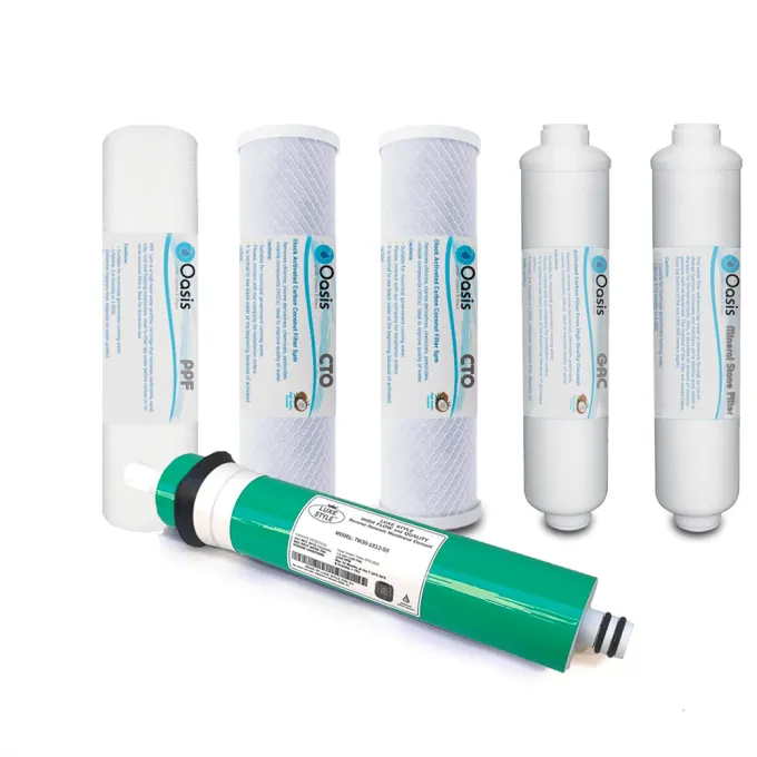 Spare Water Filters for Reverse Osmosis 6 Stages | Oasis F-RO6