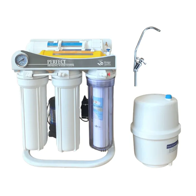 5 Stages Reverse Osmosis Water Filter With Pump - 75GPD | OASIS RO5-PUMP ECO