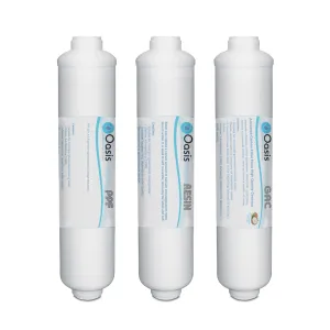 Σετ Φίλτρων Νερού Για Ψύκτη Δικτύου με Ρητίνη κατά των Αλάτων | OASIS Cooler Set Filters -DR