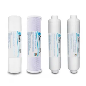 Σετ Φίλτρων Νερού Κάτω Πάγκου F4-Down Resin| OASIS Set Filters 4