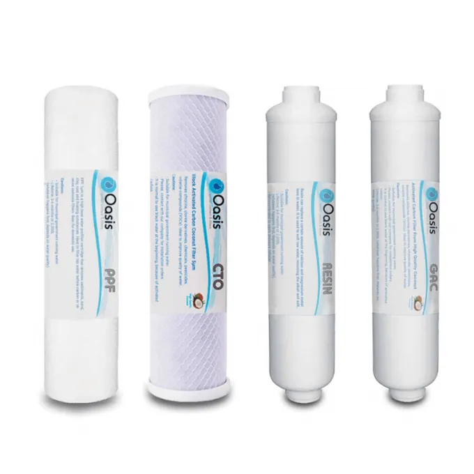 Σετ Φίλτρων Νερού Κάτω Πάγκου F4-Down Resin| OASIS Set Filters 4