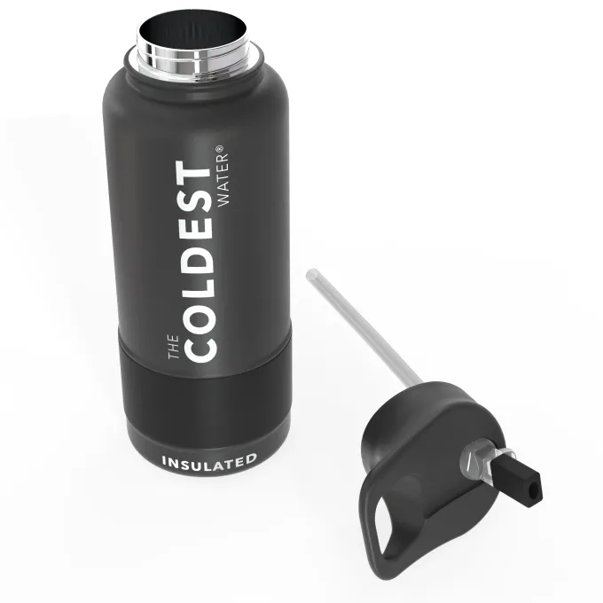 Stainless steel thermos bottle 946ml (32oz) with straw | The coldest water 32oz