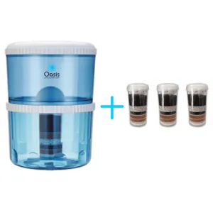 Φιάλη Φίλτρου Oasis για Ψύκτες Νερού Βρύσης + 3 Ανταλλακτικά