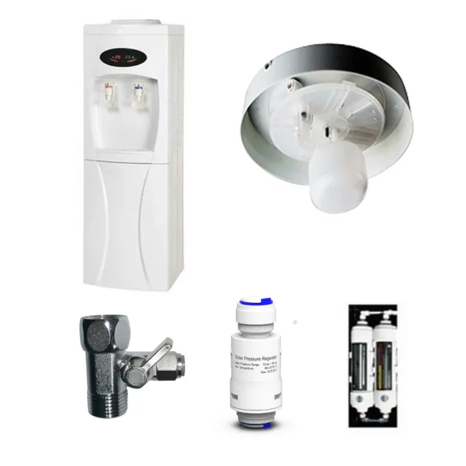 Smart Kit to Convert Bottled Water Dispenser to Bottleless Tap Water Dispenser with Filters | Oasis KIT-DF